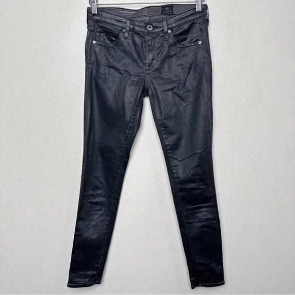 ADRIANO GOLDSCHMIED AG Womens 26 Legging Ankle Coated Jeans - Picture 2 of 15